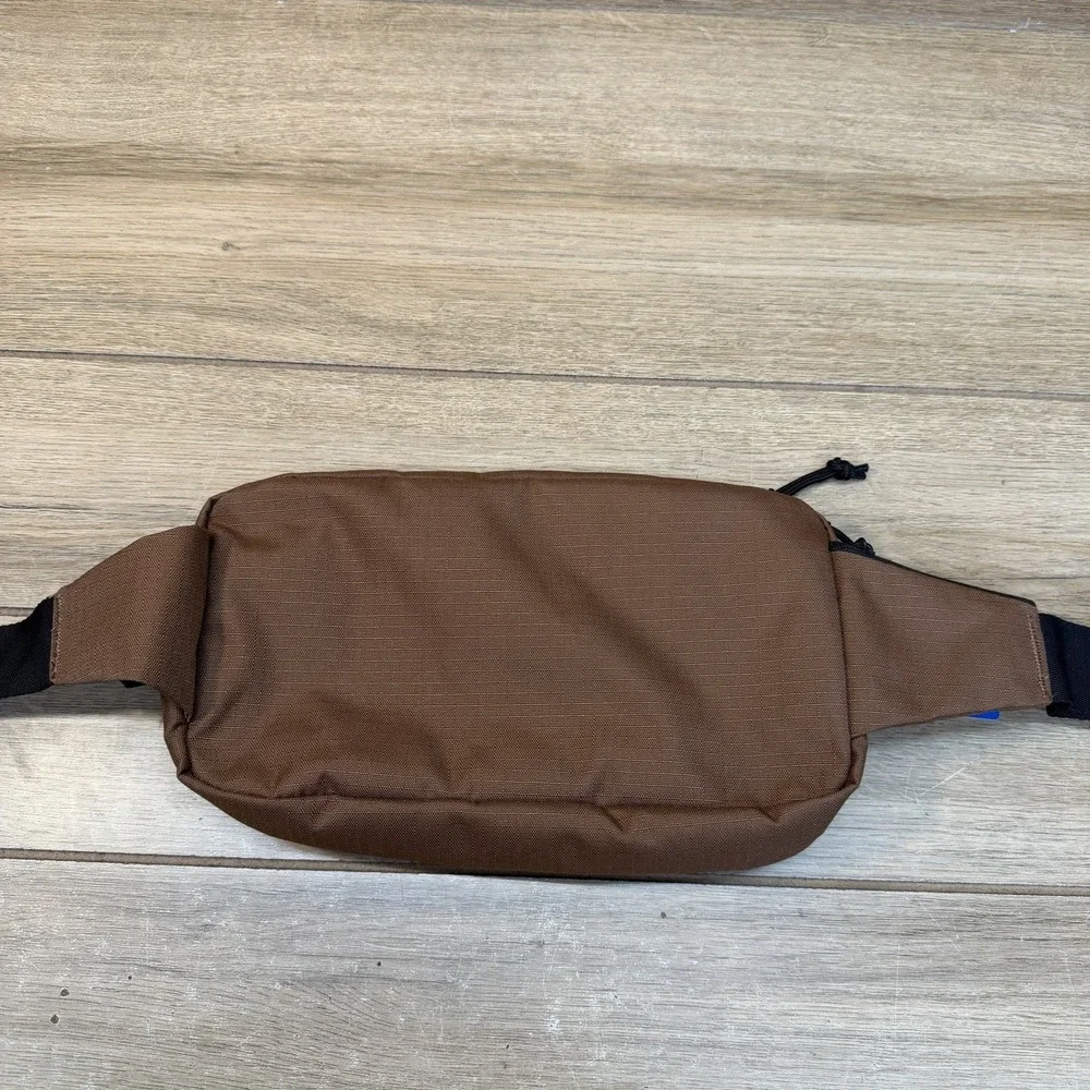 Adidas Rectangle 2.0 Crossbody Fanny Pack Waist Bag Preloved Brown/Black NWT